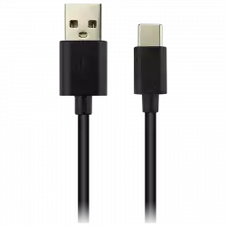 CANYON Type C USB 2.0 standard cable, Power & Data output, 5V 1A, OD 3.2mm, PVC Jacket, 1.8m, black, 0.036kg