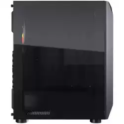 Chassis COUGAR MX410 Mesh-G RGB, Mid Tower, MiniITX/MicroATX/ATX, 210 x 455 x 380 (mm), USB 3.0 x 2, USB 2.0 x 2, Mic x 1 / Audio x 1, RGB Control Button, Mesh with RGB strips Front Panel, Transparent Left Panel: 4mm Tempered Glass, Onboard Lighting