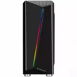 Chassis Eden III EN41657 ATX, M-ATX &d Mini ITX, USB3.0x1, 2.0x2, Rainbow LED Front Panel, Left tempered glass, Rear sync Rainbow 120mm fan
