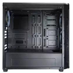 Chassis REFRACT S1 EN9627 (TEMPERED DESIGN) E-ATX, ATX , Mini ITX, Micro ATX) USB 3.0x1, USB 2.0x2, HD Audio in/out jacks, Pre-install 120mm x 4 (SE IIBlue LED), Liquid Cooling Compatible, CPU Cooler up to 159mm, VGA up to 330mm