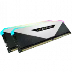 Corsair DDR4, 3200MHz 16GB 2x8GB Dimm, Unbuffered, 16-20-20-38, XMP 2.0, Vengeance RGB RT, RGB LED, Black PCB, 1.35V, for AMD Ryzen