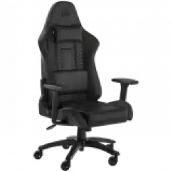 CORSAIR TC100 RELAXED Gaming Chair, Leatherette - Black