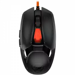 COUGAR AirBlader Tournament (Black) Gaming Mouse, PixArt PAW3399 Optical Gaming Sensor, 20000DPI, 2000Hz Poling Rate, 80M Clicks Gaming Switches, 6 Programmable Buttons, 62G Extreme Lightweight Design, Ultraflex Cable, Grip Tape, PTFE Skates, BOUNCE-ON System