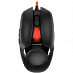 COUGAR AirBlader Tournament (Black) Gaming Mouse, PixArt PAW3399 Optical Gaming Sensor, 20000DPI, 2000Hz Poling Rate, 80M Clicks Gaming Switches, 6 Programmable Buttons, 62G Extreme Lightweight Design, Ultraflex Cable, Grip Tape, PTFE Skates, BOUNCE-ON System