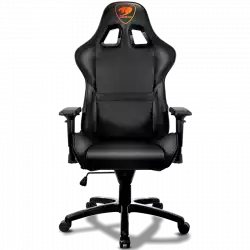 COUGAR Armor Gaming Chair Black, Piston Lift Height Adjustment,180º Reclining,Adjustable Tilting Resistance,3D Adjustable Arm Rest,Full Steel Frame,Ultimate Quality: Class 4 Gas Lift Cylinder