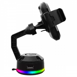 COUGAR Bunker M Mobile Charging Stand RGB,Wireless Charging,Adjustable Stand,14 RGB lighting effects,2 USB Hub,120 x 70 x 145 (mm)