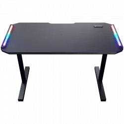 COUGAR DEIMUS 120 Gaming Desk, Dual-sided RGB Lighting Effects, Medium Density Fiberboard, 1220x605(mm), USB 3.0 x2, USB 3.0 Type-C x1, RGB button
