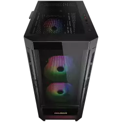 COUGAR DUOFACE RGB PC Case, Mid Tower, Black