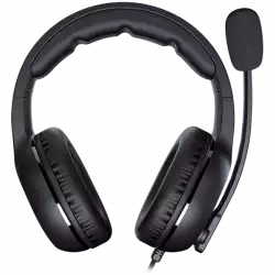 COUGAR HX330 Gaming Headset, 50mm Complex PEK Diaphragm drivers, 3.5mm Jack connections, 270g Light-Weight Comfort, 9.7mm Noise Cancellation Microphone, 4-pole 3.5mm Connector and 3-pole Y splitter for PC