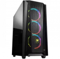 COUGAR MX660 Mesh RGB, Mid Tower, Mini ITX / Micro ATX / ATX / CEB / E-ATX, Type C 3.1 x 1, USB3.0 x 2, Mic x 1 / Audio x 1, RGB Button, Onboard Lighting System, 7+2 Expansion Slots, 213 x 495 x 474 (mm), RGB Sync with M/B