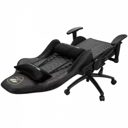 COUGAR OUTRIDER - Royal, Gaming Chair, Premium PVC Leather, Head and Lumbar Pillow, High Density Shaping Foam, Continuous 180º Reclining, Adjustable Tilting Resistancer, 2 Direction Adjustable armrest, Full Steel Frame, Class 4 Gas Lift Cylinder