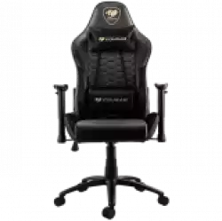 COUGAR OUTRIDER - Royal, Gaming Chair, Premium PVC Leather, Head and Lumbar Pillow, High Density Shaping Foam, Continuous 180º Reclining, Adjustable Tilting Resistancer, 2 Direction Adjustable armrest, Full Steel Frame, Class 4 Gas Lift Cylinder