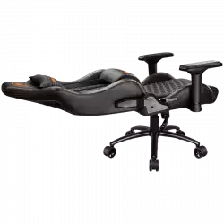 COUGAR OUTRIDER S Black, Gaming Chair, Body-embracing High Back Design, Premium PVC Leather, Head and Lumbar Pillow, 180º Reclining, Full Steel Frame, 4D Adjustable Armrest, Class 4 Gas Lift Cylinder