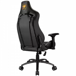 COUGAR OUTRIDER S Black, Gaming Chair, Body-embracing High Back Design, Premium PVC Leather, Head and Lumbar Pillow, 180º Reclining, Full Steel Frame, 4D Adjustable Armrest, Class 4 Gas Lift Cylinder