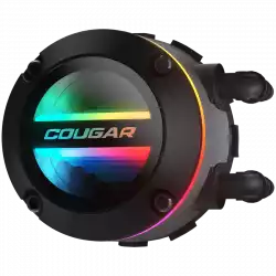 COUGAR Poseidon GT 360 AIO, 3x Cougar MHP 120mm 2000rpm PWM Fans, ARGB Lighting with Infinity Mirror, Rotatable Pump Head, ZrO₂ Pump Bearing, Intel LGA 115X/1366/1200/1700/2011/2066, AMD TR4/TRX4/AM5/AM4/FM2/FM1/AM3+/AM3/AM2+/AM2