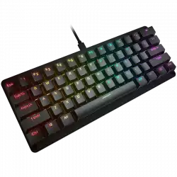 Cougar PURI MINI RGB, Gaming Keyboard, PBT Doubleshot Keycaps, GATERON Mechanical switches, N-Key Rollover, 14 Backlight Effects, Magnetic Protective Cover, Dimensions: 295 x 121 x 38.4