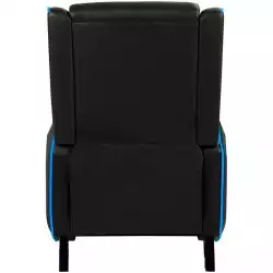 COUGAR Ranger - Blue PS, Gaming Sofa, Headrest & Lumbar Design, Breathable Premium PVC Leather, Diamond Check Pattern Design, Recliner system 95°~160°, Weight Capacity 160 kg, Product Weight 32.5kg