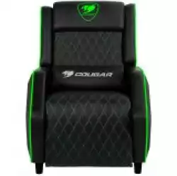 COUGAR Ranger - Green XB, Gaming Sofa, Headrest & Lumbar Design, Breathable Premium PVC Leather, Diamond Check Pattern Design, Recliner system 95°~160°, Weight Capacity 160 kg, Product Weight 32.5kg