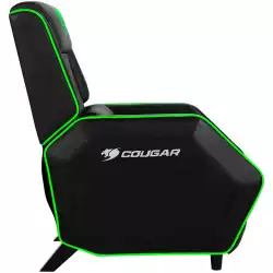 COUGAR Ranger - Green XB, Gaming Sofa, Headrest & Lumbar Design, Breathable Premium PVC Leather, Diamond Check Pattern Design, Recliner system 95°~160°, Weight Capacity 160 kg, Product Weight 32.5kg