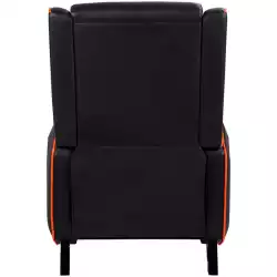 COUGAR Ranger - Orange, Gaming Sofa, Headrest & Lumbar Design, Breathable Premium PVC Leather, Diamond Check Pattern Design, Recliner system 95°~160°, Weight Capacity 160 kg, Product Weight 32.5kg