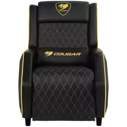 COUGAR Sofa Ranger - Royal, Gaming Sofa, Headrest & Lumbar Design, Breathable Premium PVC Leather, Diamond Check Pattern Design, Recliner system 95°~160°, Weight Capacity 160 kg
