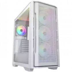 COUGAR UNIFACE RGB PC Case, Mid Tower, White