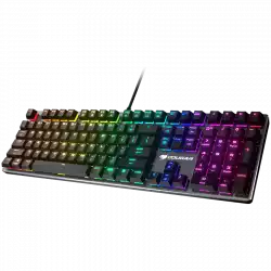 Cougar Vantar MX (Blue Switch), Gaming keyboard, Mechanical switches, Aluminum Frame, N-Key Rollover, 14 Backlight Effects, Adjustable Stand, Dimensions: 130 x 440 x 35 mm