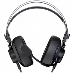 COUGAR VM410, 53mm Graphene Diaphragm Drivers, 9.7mm Noise Cancellation Microphone, Volume Control and Microphone Switch Control, 259g Ultra Lightweight Suspended Leatherlike Headband Design
