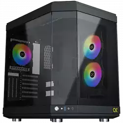 Xigmatek CUBI EN41938 Black , E-ATX/ATX/M-ATX/MINI ITX, USB 3.0 X 1, USB-C X 1,HD AUDIO, 3PCS TG, 6PCS Z20A & Galaxy II Fan Control Kit