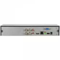 Dahua 4-channel Pentabrid video recorder + 2 IP, H.265+/H.265, 1080P, 1xRJ-45, 1xSATA (up to 6TB), 2xUSB2.0, 1xVGA, 1xHDMI, 1xAudio, 1xRS485, DC12V/1.5A, 4W, Without HDD.