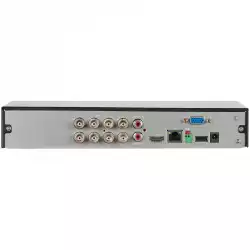 Dahua 8-channel HCVR + 4 IP, H.265+/H.265, 1080P, 1xRJ-45, 1xSATA (up to 10TB), 2xUSB2.0, 1xVGA, 1xHDMI, 1xRS485, Audio in/out, Max 48Mbps incom bandwidth, DC12V/2A, 7W, Without HDD