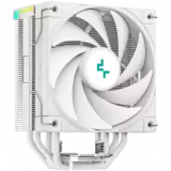 DeepCool AK400 Digital WH, CPU Air Cooler, 1x120mm FK120 PWM Fan, Digital Display, ARGB, TDP 220W, 4 Heatpipes, White, LGA1700/1200/115x, AMD AM5/AM4, 126x97x156 mm(LxWxH), 3Y, R-AK400-WHADMN-G