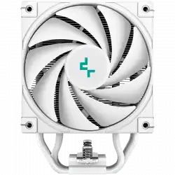 DeepCool AK500S Digital WH, CPU Air Cooler, 1x120mm FK120 PWM FDB Fan, ARGB, Digital Display, White, TDP 240W, 5 Heatpipes, Fluid Dynamic Bearing, LGA1700/1200/1151/1150/1155, AMD AM5/AM4,125×96×160 mm(L×W×H), 3Y, R-AK500S-WHADMN-G