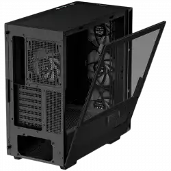 DeepCool CH560 Digital, Mid Tower, Mini-ITX/Micro-ATX/ATX/E-ATX, 1xUSB3.0, 1xType-C, 1xAudio, 3x140mm + 1x120mm Pre-Installed ARGB Fans, Tempered Glass, Mesh Panels, Dual-Status Digital Display, GPU Support Arm, Black, R-CH560-BKAPE4D-G-1