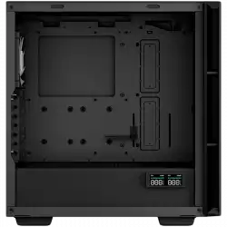 DeepCool CH560 Digital, Mid Tower, Mini-ITX/Micro-ATX/ATX/E-ATX, 1xUSB3.0, 1xType-C, 1xAudio, 3x140mm + 1x120mm Pre-Installed ARGB Fans, Tempered Glass, Mesh Panels, Dual-Status Digital Display, GPU Support Arm, Black, R-CH560-BKAPE4D-G-1
