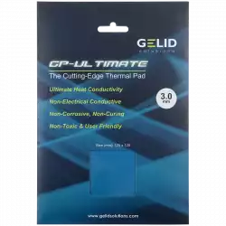 GELID GP-ULTIMATE 120×120 THERMAL PAD, Single Pack (1pc included): 3 mm, Density (g/cm3): 3.2, Size (mm): 120 x 120, Thermal Conductivity (W/mK): 15