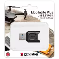 Kingston MobileLite Plus USB3.2 Gen1 microSDHC/SDXC UHS-II Card Reader, EAN: 740617301816