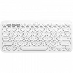 LOGITECH K380S Multi-Device Bluetooth Keyboard - TONAL WHITE - US INT'L