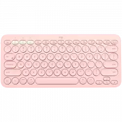 LOGITECH K380S Multi-Device Bluetooth Keyboard - TONAL ROSE - US INT'L