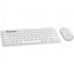 LOGITECH Pebble 2 Bluetooth Keyboard Combo - TONAL WHITE - US INT'L