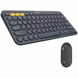 LOGITECH Pebble 2 Bluetooth Keyboard Combo - TONAL GRAPHITE - US INT'L