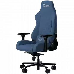 LORGAR Ace 422, Gaming chair, Anti-stain durable fabric, 1.8 mm metal frame, multiblock mechanism, 4D armrests, 5 Star aluminium base, Class-4 gas lift, 75mm PU casters, Blue