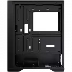 Xigmatek LUX S EN48281, Black, ATX/M-ATX/Mini ITX, U3x1+U2x2, Metal Vents FP & Left TG, 4PCS X24A Fan & Galaxy II Fan Control Kit)