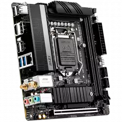 MSI H510I PRO WIFI,m-ITX,Socket 1200,Intel H510 Chipset,2 DIMMs, Dual Channel DDR4 up to 3200 MHz,1x PCIe x16 slot,1x M.2 slot,2x USB 3.2 Gen 1,4x USB 2.0,1x HDMI,1x DP,WiFi,2.5G LAN,7.1 Audio,3y warranty