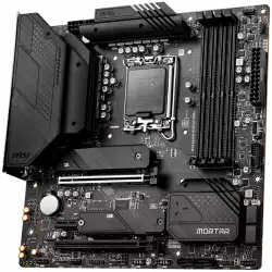 MSI MAG B660M MORTAR DDR4, mATX, Socket 1700, Dual Channel DDR4 4800(OC)MHz, 2x PCIe x16 slots, 2x M.2 slots, 1x HDMI, 1x DP, 1x USB 3.2 Gen2x2, 3x USB 3.2 Gen 2, 4x USB 2.0 ports, Type-C, 7.1 HD Audio, 2.5Gbps LAN, 3Y