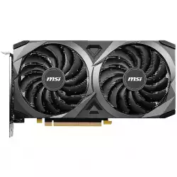 MSI Video Card Nvidia GeForce RTX 3060 VENTUS 2X 12G OC, 12GB GDDR6, 192-bit, 360 GB/s, 15 Gbps Effective Memory Clock, 1807 MHz Boost, 3584 CUDA Cores, PCIe 4.0, 3x DisplayPort 1.4a, HDMI 2.1, RAY TRACING, Dual Fan, 550W Recommended PSU, Metal Backplate, 3Y