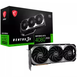 MSI Video Card Nvidia GeForce RTX 4080 SUPER 16G VENTUS 3X OC, 16GB GDDR6X/256bit, PCI Express Gen 4, 2xDP, 2x HDMI, RECOMMENDED PSU 750W