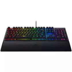 Razer BlackWidow V3, Green Mechanical Switch, US Layout, Tactile and Clicky, Full size, Razer Chroma™ backlighting with 16.8 million customizable color options, Wrist rest, 80 million keystroke lifespan,Multi-function digital roller, Aluminum const