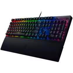 Razer BlackWidow V3, Green Mechanical Switch, US Layout, Tactile and Clicky, Full size, Razer Chroma™ backlighting with 16.8 million customizable color options, Wrist rest, 80 million keystroke lifespan,Multi-function digital roller, Aluminum const