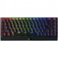 Razer BlackWidow V3 Mini HyperSpeed (Green Switch), US Layout, HyperSpeed Wireless (2.4 Ghz), Bluetooth or USB-C, size 65%, RGB Chroma, 80 million keystroke, 1000 Hz Ultrapolling, Aluminum construction